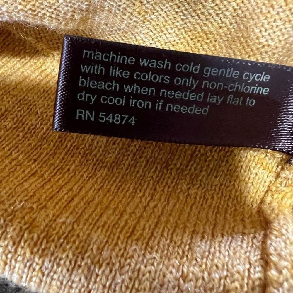 The Limited Mustard Button Down Cardigan, Women's size M - Picture 7 of 9